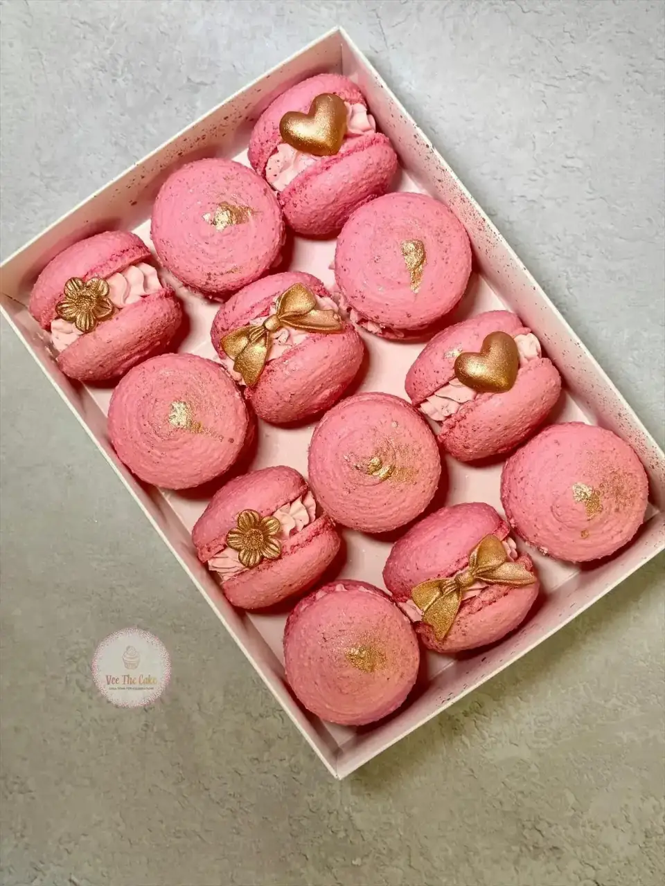Colourful French macaroons by Vee The Cake Nottingham